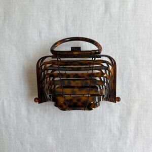 Cult Gaia Lilleth Tortoise Acrylic Bag